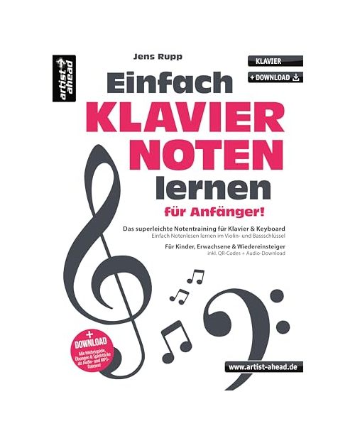 Einfach Klaviernoten lernen für Anfänger!