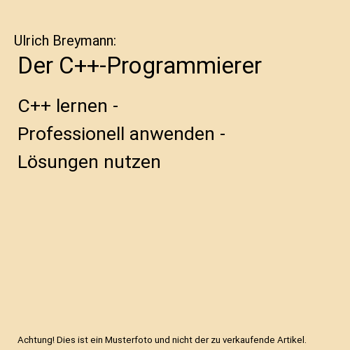Der C++-Programmierer