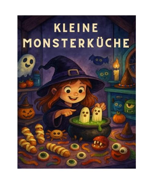 Kleine Monsterküche: Halloween Snacks & Bastelideen für Kinder – 15 einfache Rezepte ohne Kochen & Backen, perfekt für Kindergarten & Grundschule.: ... Snacks & Bastelspaß. Für Kinder ab 4 Jahren.