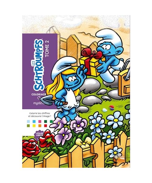 Coloriages mystères - Schtroumpfs Tome 2