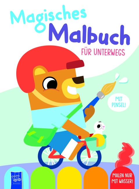 Magisches Malbuch für unterwegs - Cover Bär: Einband mit Bär