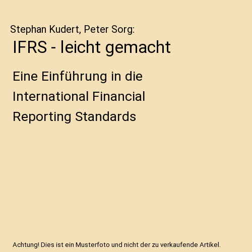 IFRS - leicht gemacht