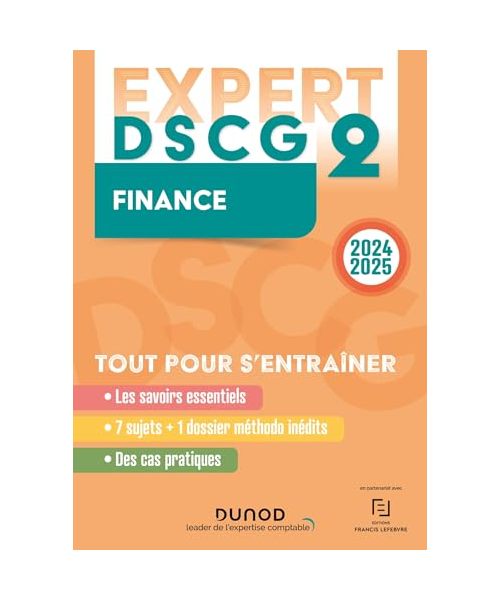 DSCG 2 - Expert - Finance - 2024-2025 (2024-2025): 2023-2024