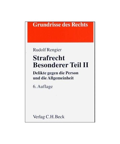 Strafrecht Besonderer Teil 2.