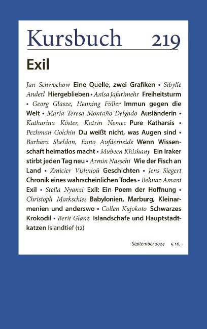 Kursbuch 219: Im Exil
