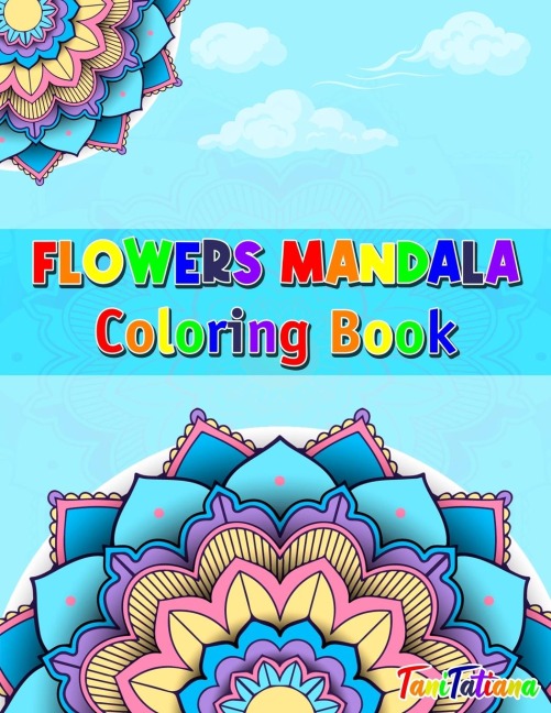 Flowers Mandala Coloring Book