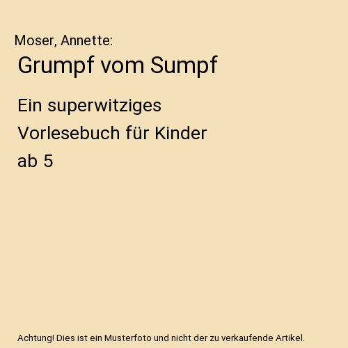Grumpf vom Sumpf