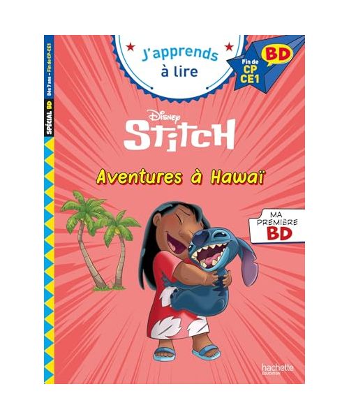 Disney BD Fin de CP - CE1 - Lilo & Stitch - Aventures à Hawaï: Aventures à Hawaï, Fin de CP-CE1