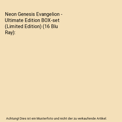 Neon Genesis Evangelion - Ultimate Edition BOX-set (Limited Edition) (16 Blu Ray)