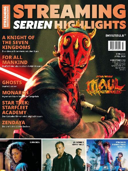 STREAMING SERIEN HIGHLIGHTS. Ausgabe April 2026 (#332)