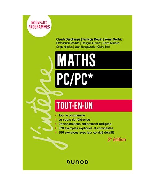 Maths Tout-en-un PC/PC* - 2e éd.