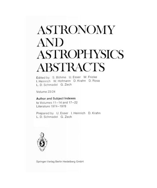 Author and Subject Indexes