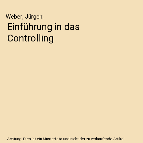 Einführung in das Controlling