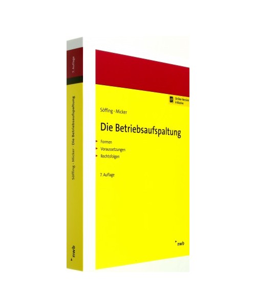 Die Betriebsaufspaltung