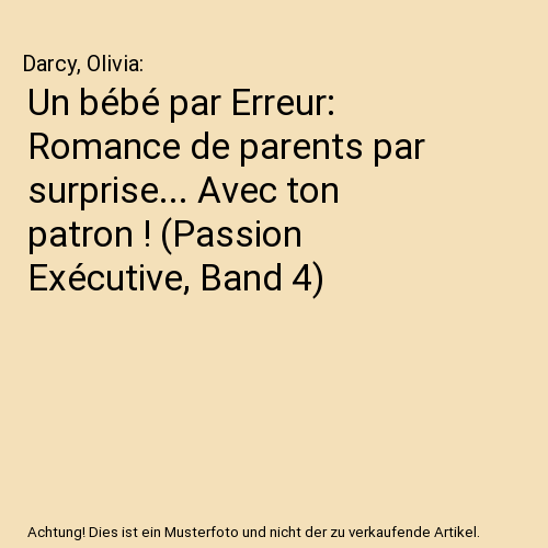 Un bébé par Erreur