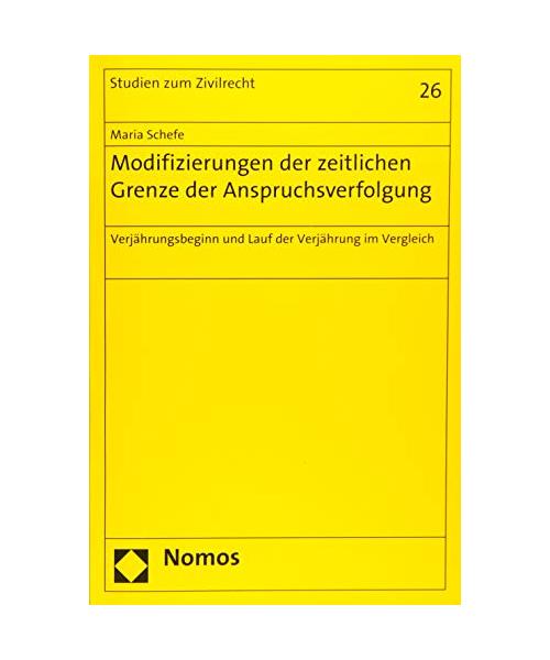 Modifizierungen der zeitlichen Grenze der Anspruchsverfolgung