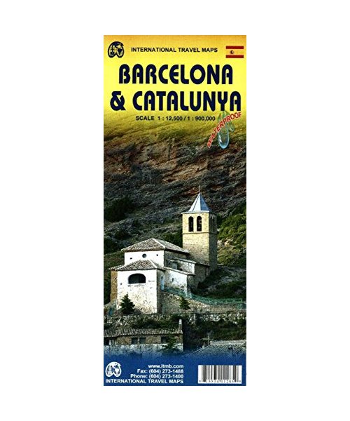 Stadtplan Barcelona - Topographische Karte Catalunya
