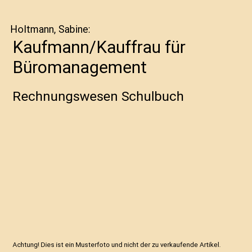 Kaufmann/Kauffrau für Büromanagement