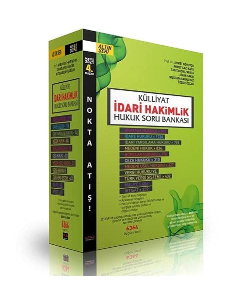 Külliyat ?dari Hakimlik Hukuk Soru Bankas?: Nokta At?? Seti