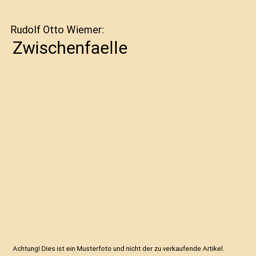 Zwischenfaelle