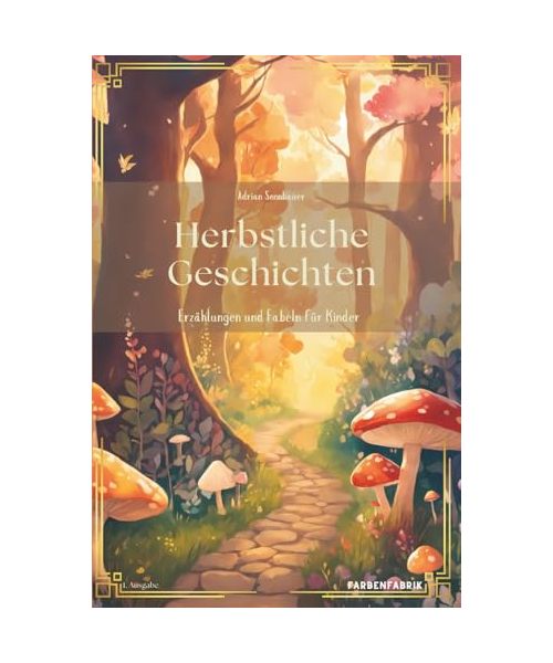 Herbstliche Geschichten - ein Kinderbuch mit Herbstgeschichten: Erzählungen, Märchen und Fabeln zur Herbstzeit für Kinder ab 5 Jahren, Märchenbuch, Gute Nacht Buch zum Vorlesen
