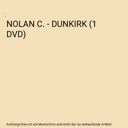 NOLAN C. - DUNKIRK (1 DVD)