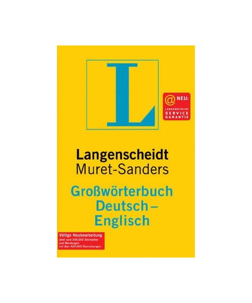 Großwörterbuch Deutsch - Englisch. Der Kleine Muret - Sanders 2.: Deutsch-Englisch