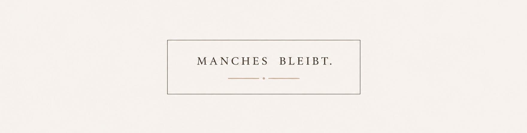 Minimalistischer Separator zum Thema physische Medien