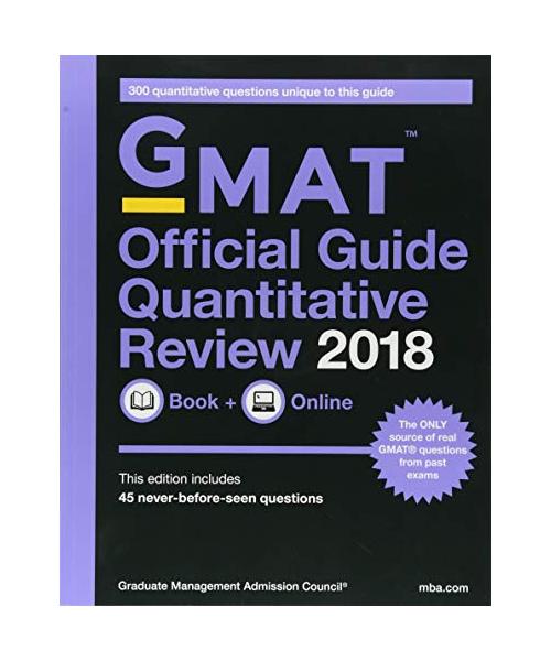 GMAT Official Guide 2018 Quantitative Review: Book + Online