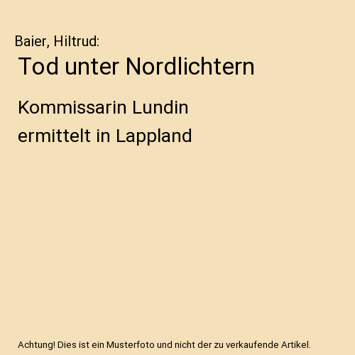 Tod unter Nordlichtern