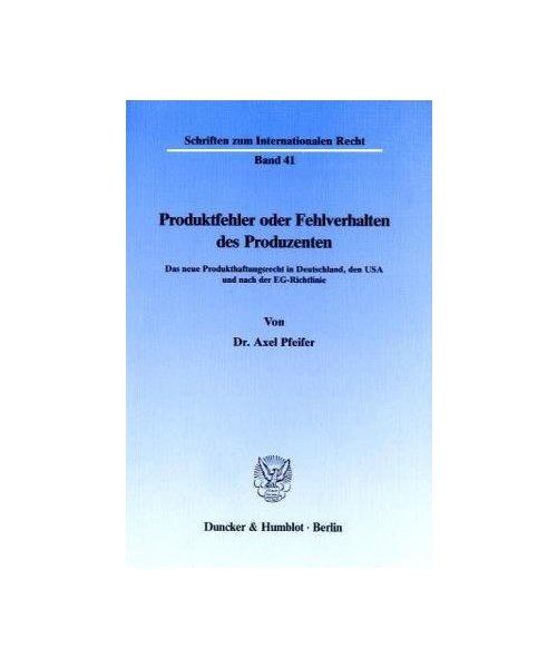Produktfehler oder Fehlverhalten des Produzenten
