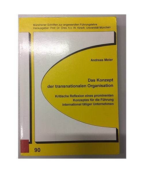 Das Konzept der transnationalen Organisation