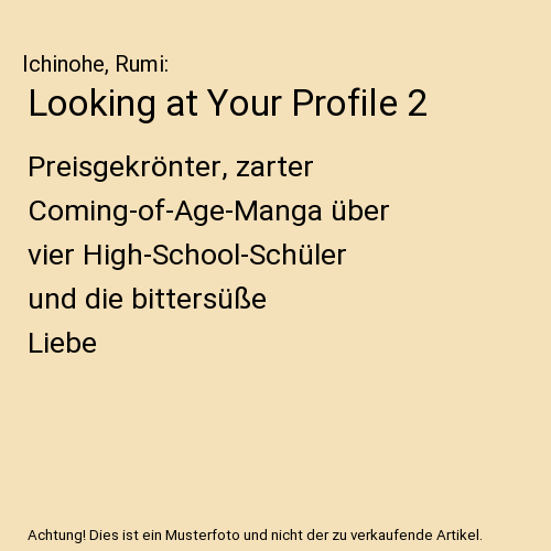 Looking at Your Profile 2
