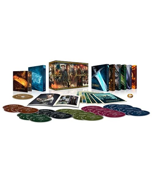 Coffret terre du milieu : le hobbit - la trilogie + le seigneur des anneaux - la trilogie 4k ultra hd [Blu-ray] [FR Import]