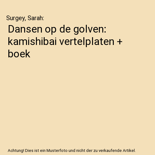 Dansen op de golven: kamishibai vertelplaten + boek
