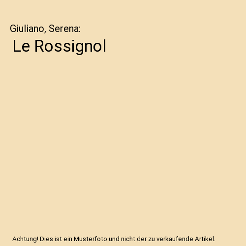 Le Rossignol