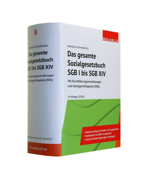 Das gesamte Sozialgesetzbuch SGB I bis SGB XIV