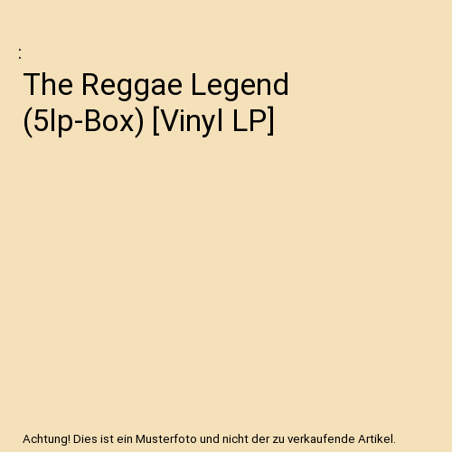 The Reggae Legend (5lp-Box) [Vinyl LP]