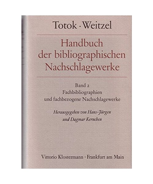 Handbuch der bibliographischen Nachschlagewerke