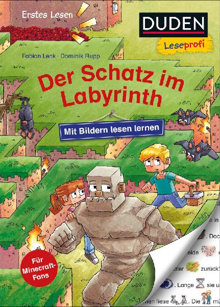 Duden Leseprofi - Mit Bildern lesen lernen: Der Schatz im Labyrinth