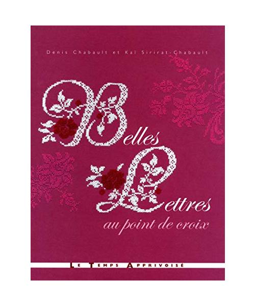 Belles lettres au point de croix
