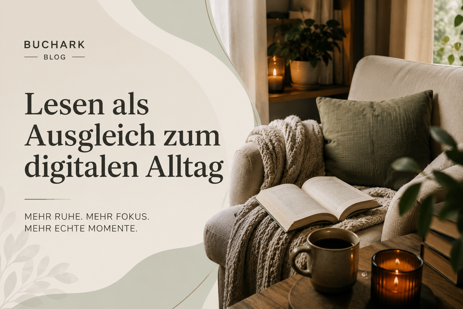 Lesen als Ausgleich zum digitalen Alltag