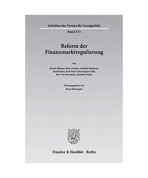 Reform der Finanzmarktregulierung