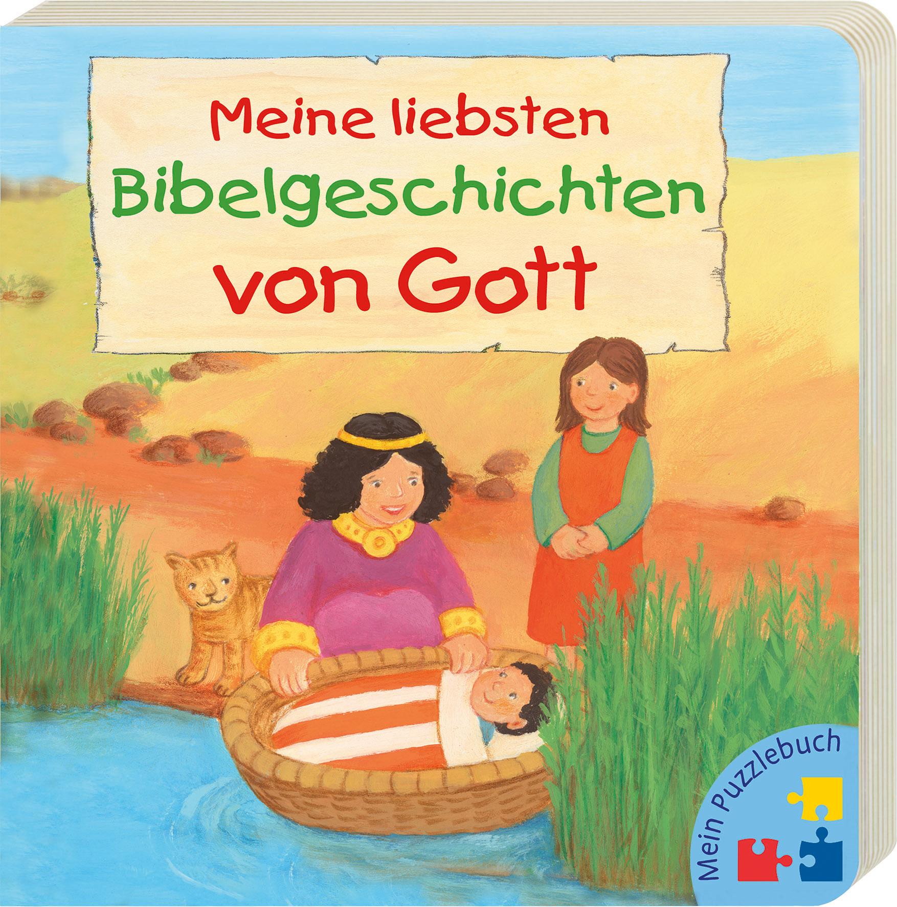 Mein Puzzlebuch: Meine liebsten Bibelgeschichten von Gott