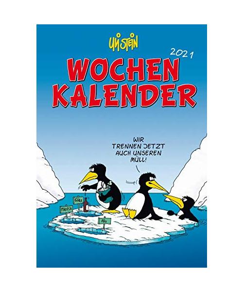 Uli Stein - Wochenkalender 2021: Taschenkalender mit Spiralbindung und Gummiband