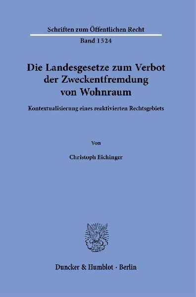 Die Landesgesetze zum Verbot der Zweckentfremdung von Wohnraum.