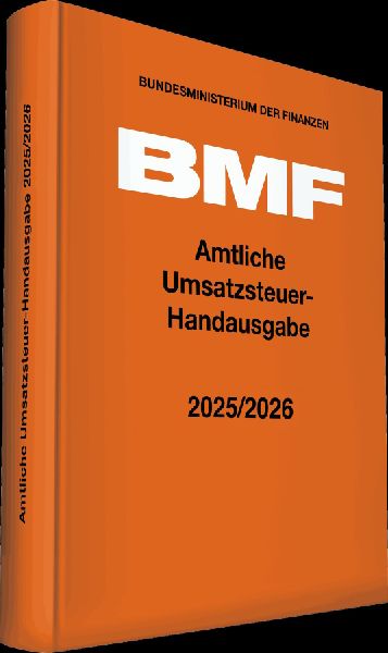 Amtliche Umsatzsteuer-Handausgabe 2025/2026