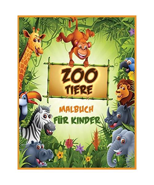 Zoo Tiere Malbuch