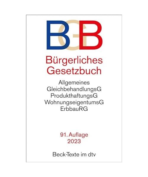 Bürgerliches Gesetzbuch