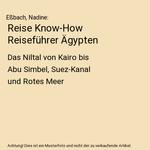 Reise Know-How Reiseführer Ägypten